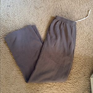 Brandy melville gray Anastasia tie sweatpants